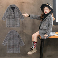 Leeah houndstooth coat