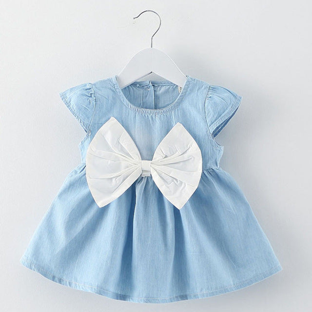 Lovely Bowknot Dress - Buy ISHOWTIENDA Baby Girls Dress Online