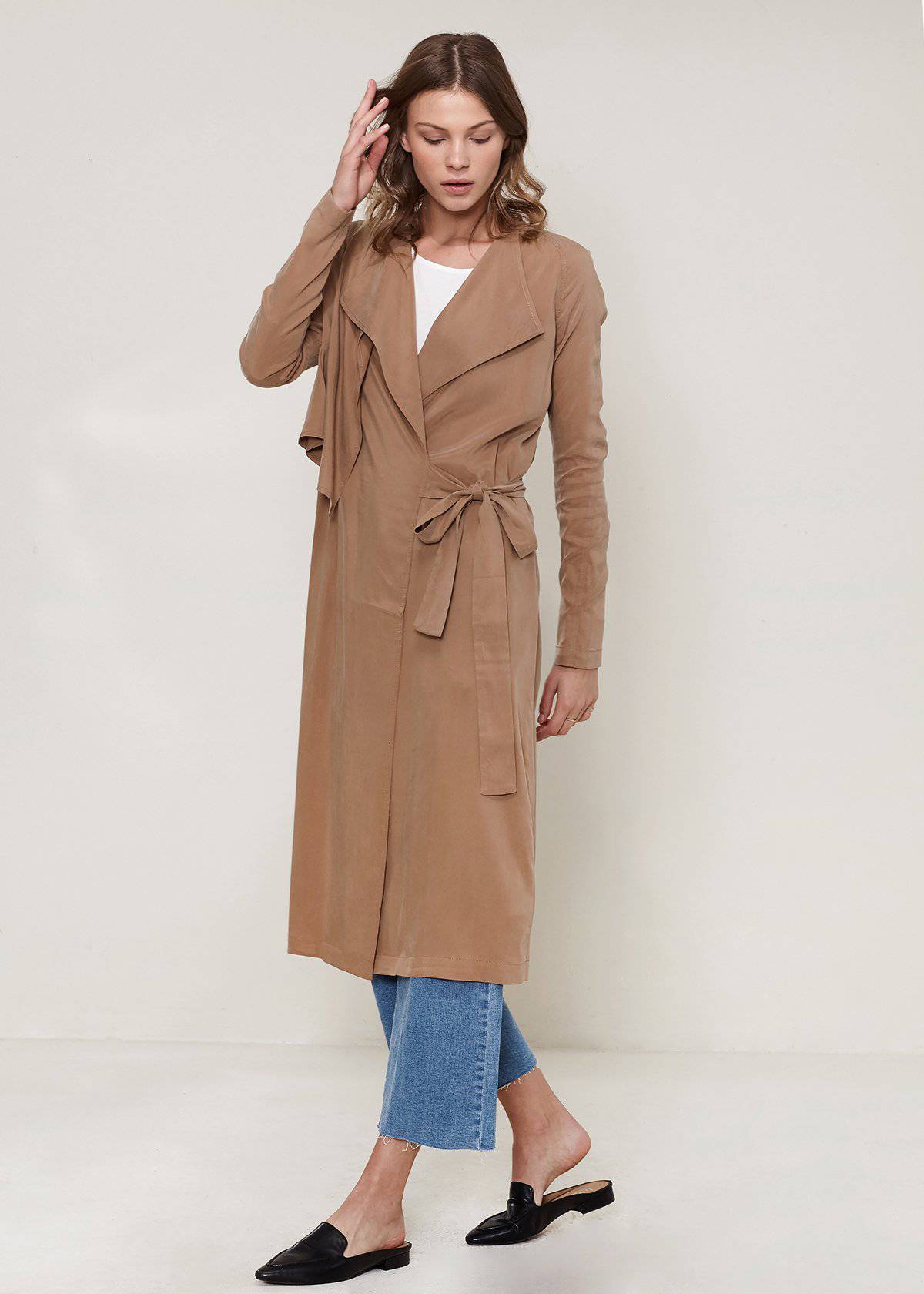 Sand Wrap Trench Coat