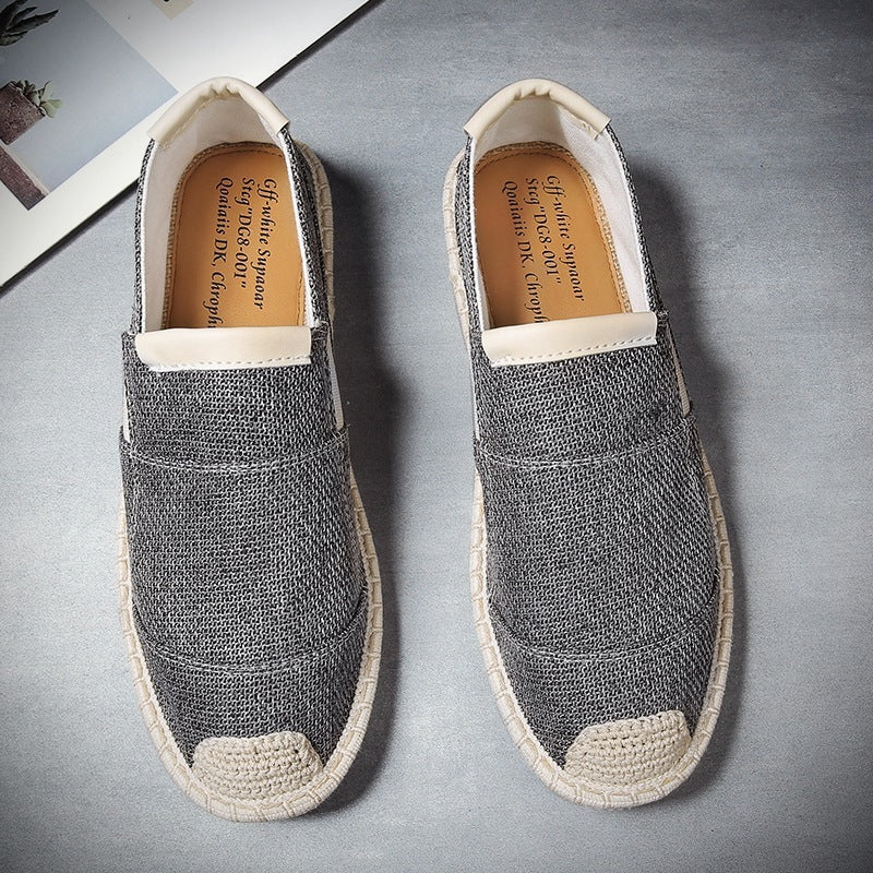 Linen beanie shoes