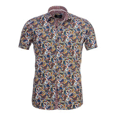 Paisley Short Sleeve Slim Shirt