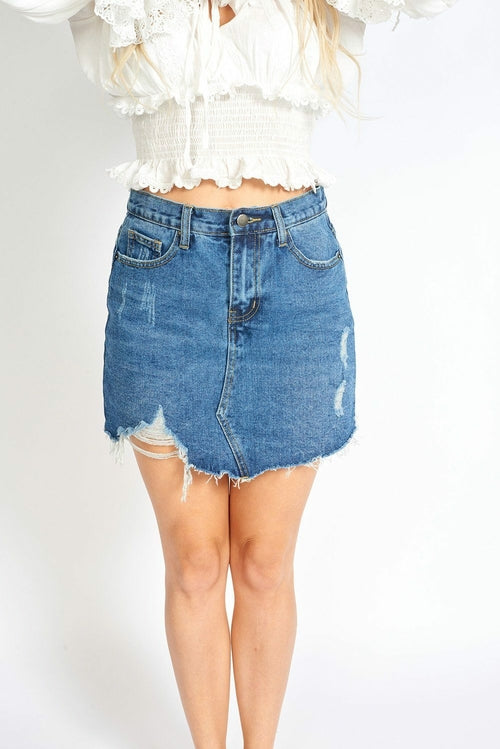 Amalia Denim Mini Skort