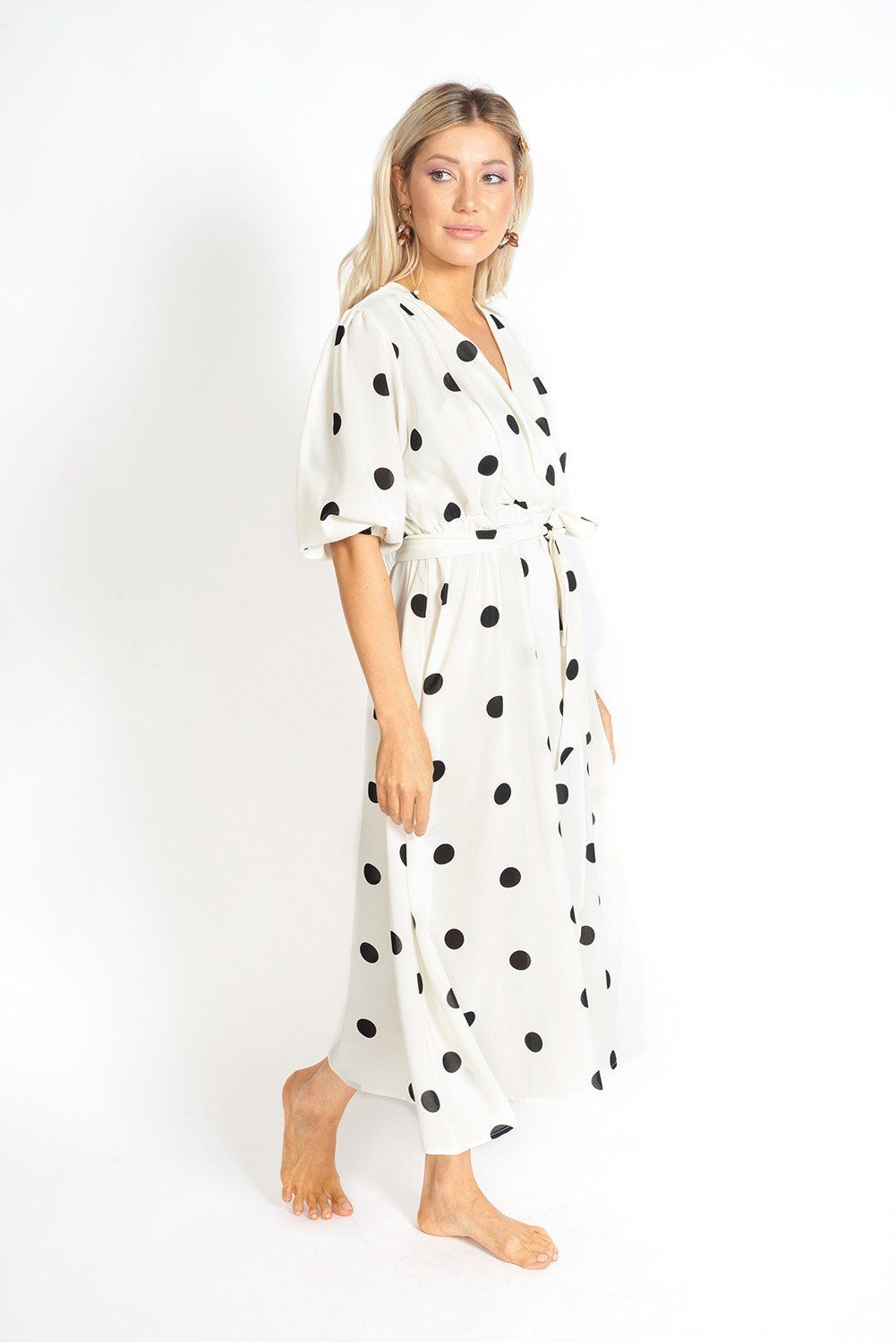 Athens Polka Dot Dress