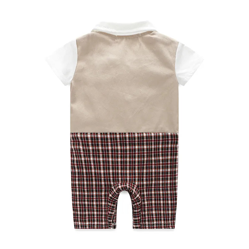 Pure Milk Gentleman Baby Romper