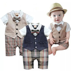 Pure Milk Gentleman Baby Romper