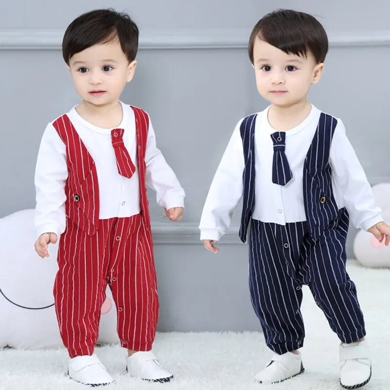 Pure Milk Gentleman Baby Romper