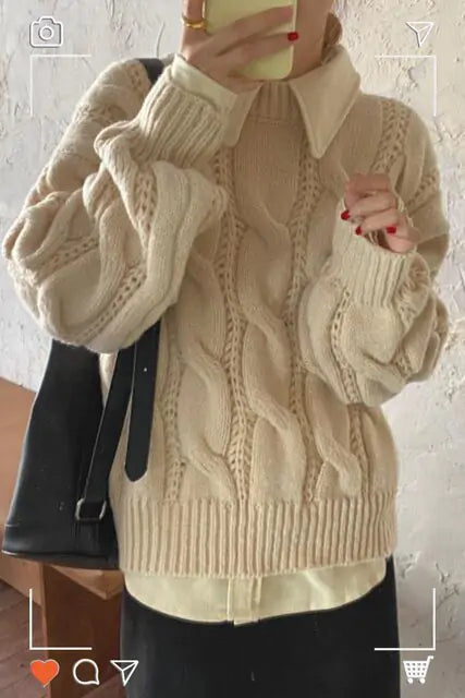 Jenny Cable Knit Sweater