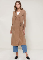 Sand Wrap Trench Coat