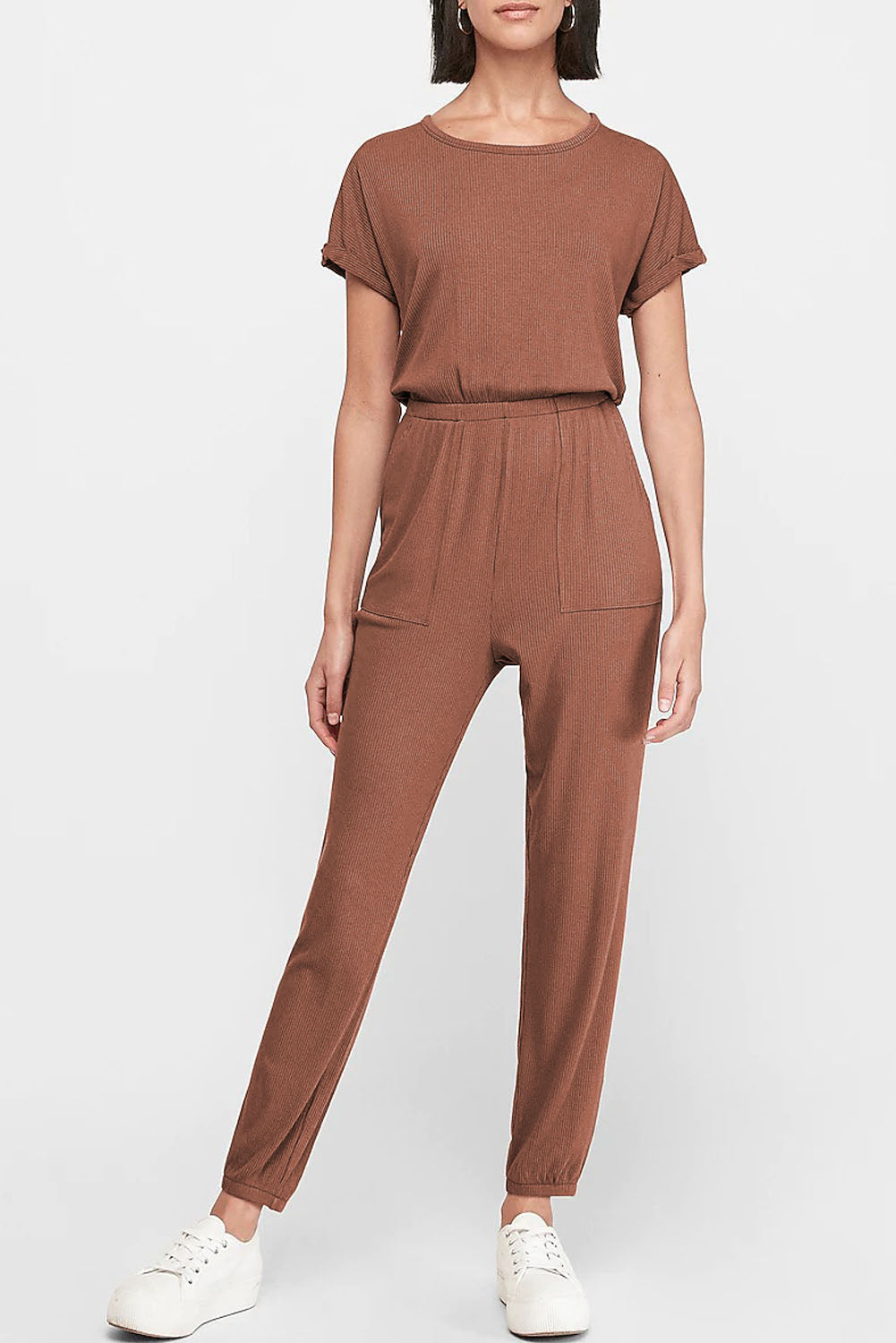 Donna Ribbed Jumpsuit