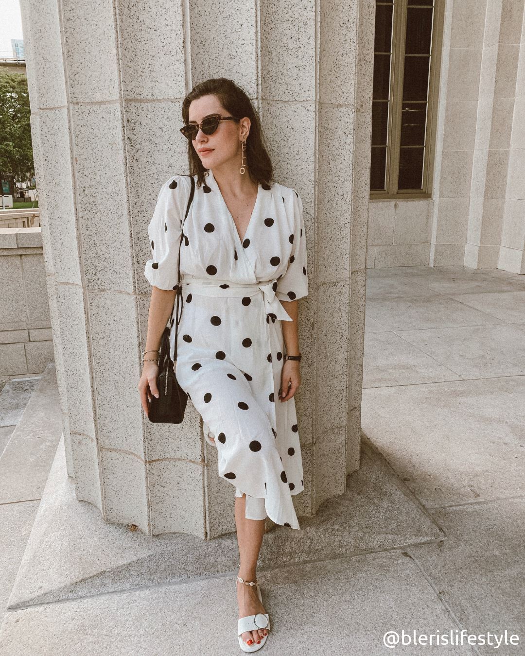 Athens Polka Dot Dress