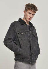 Sherpa Lined Denim - Black Wash