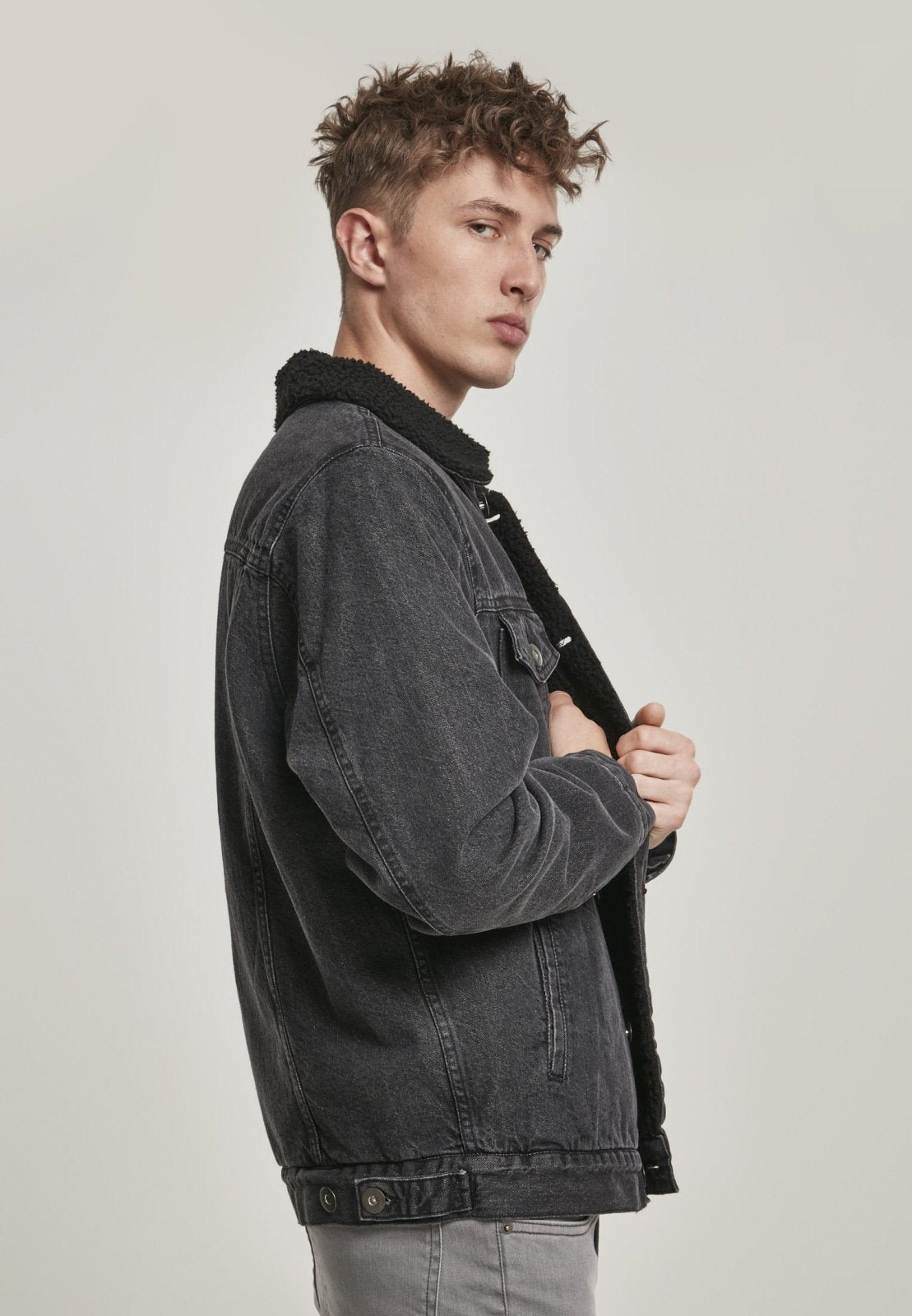 Sherpa Lined Denim - Black Wash