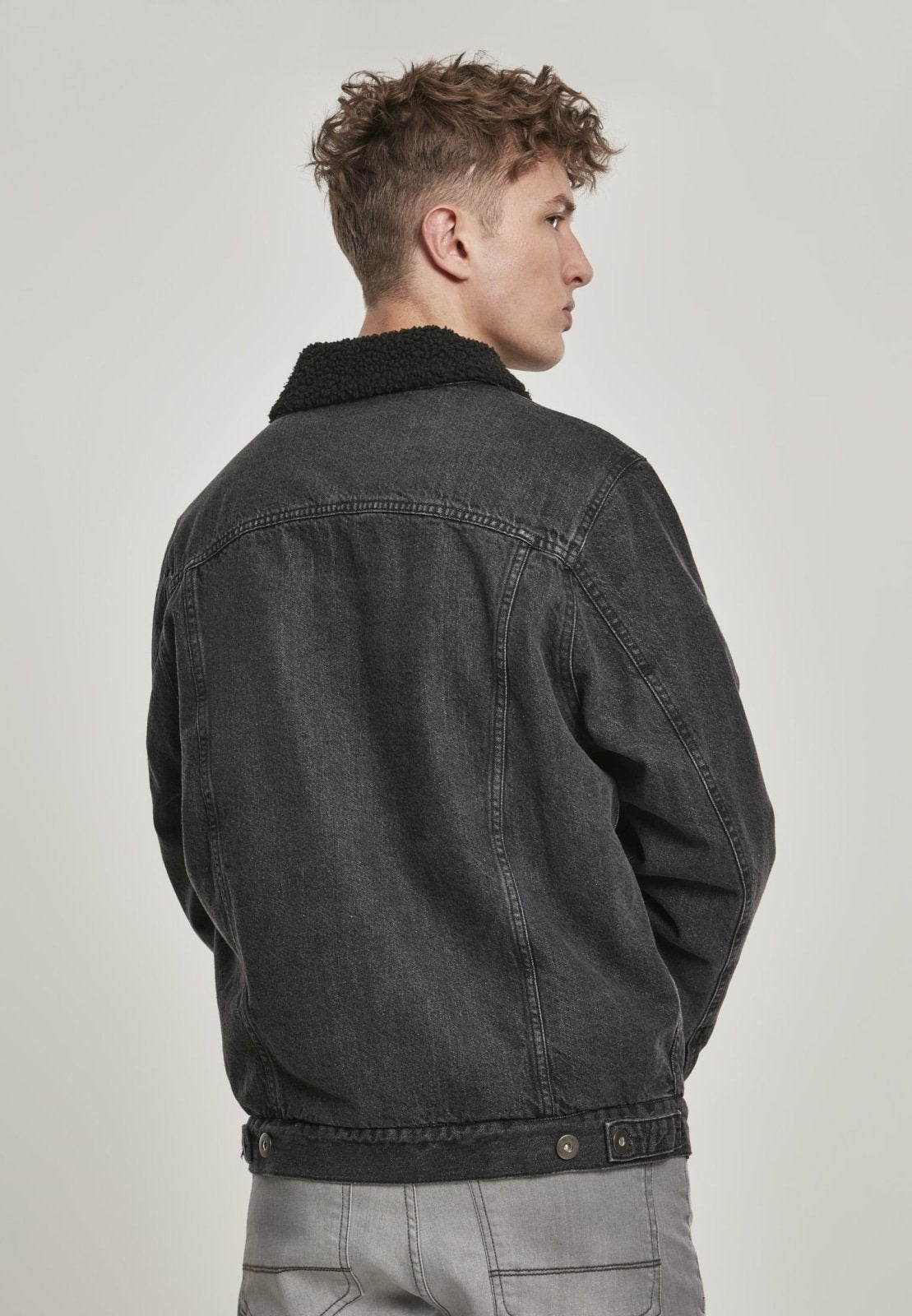 Sherpa Lined Denim - Black Wash