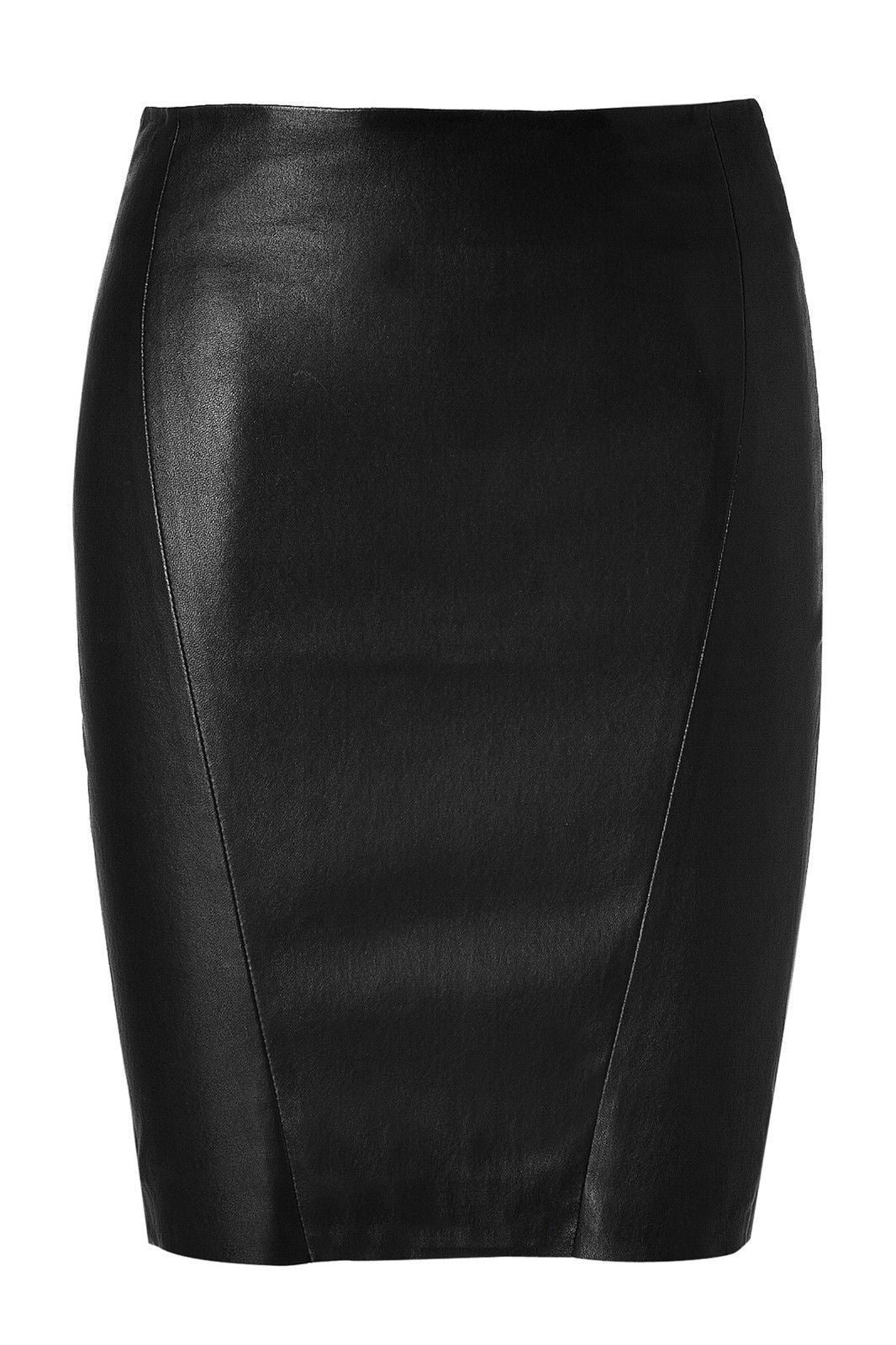 Lambskin Leather Skirt